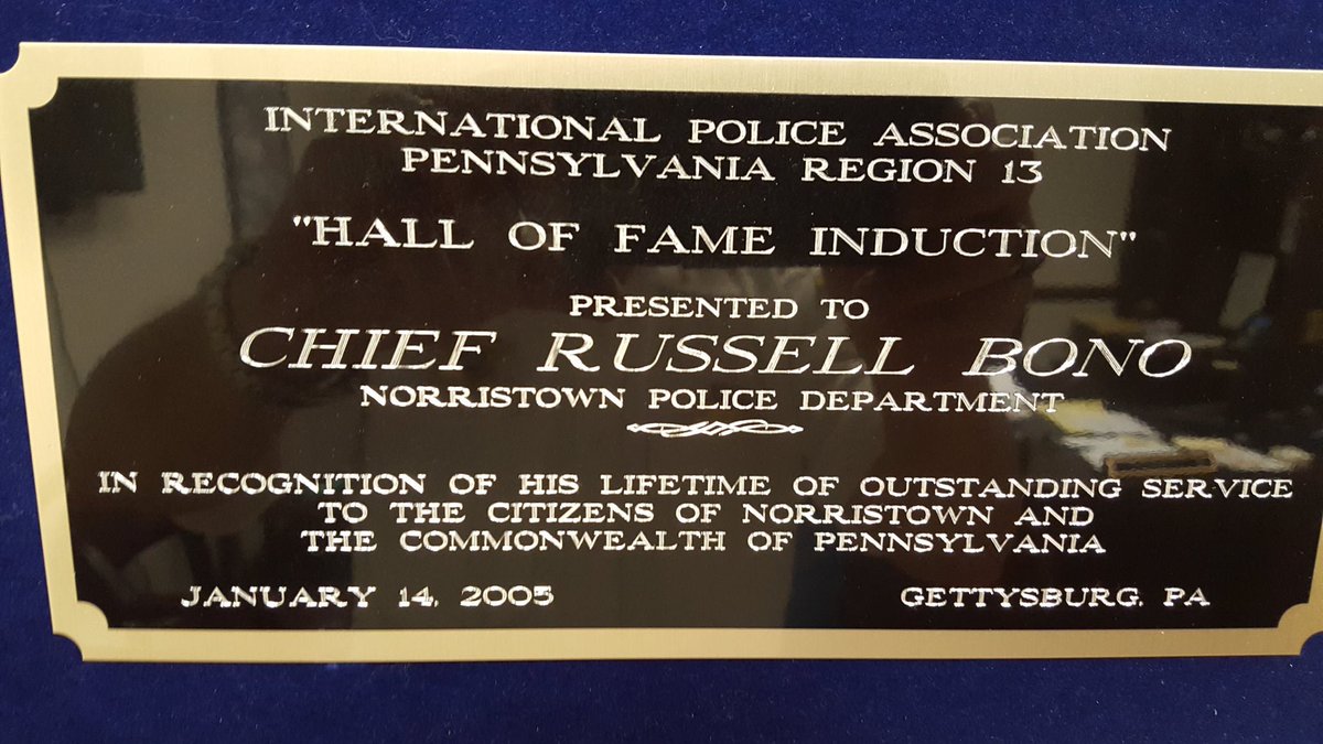 sheriffbono's tweet photo. #TBT 2005 Induction into Int'l Police Assoc PA Region 13 HALL OF FAME w/County Dets Bernstiel, Marsh &amp; Chief Vance https://t.co/SQuDwfZxfe