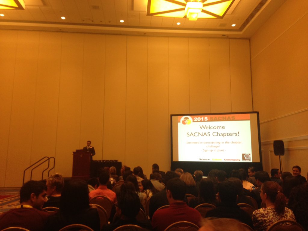 #SACNAS2015 Chapter Reecognition Ceremony!