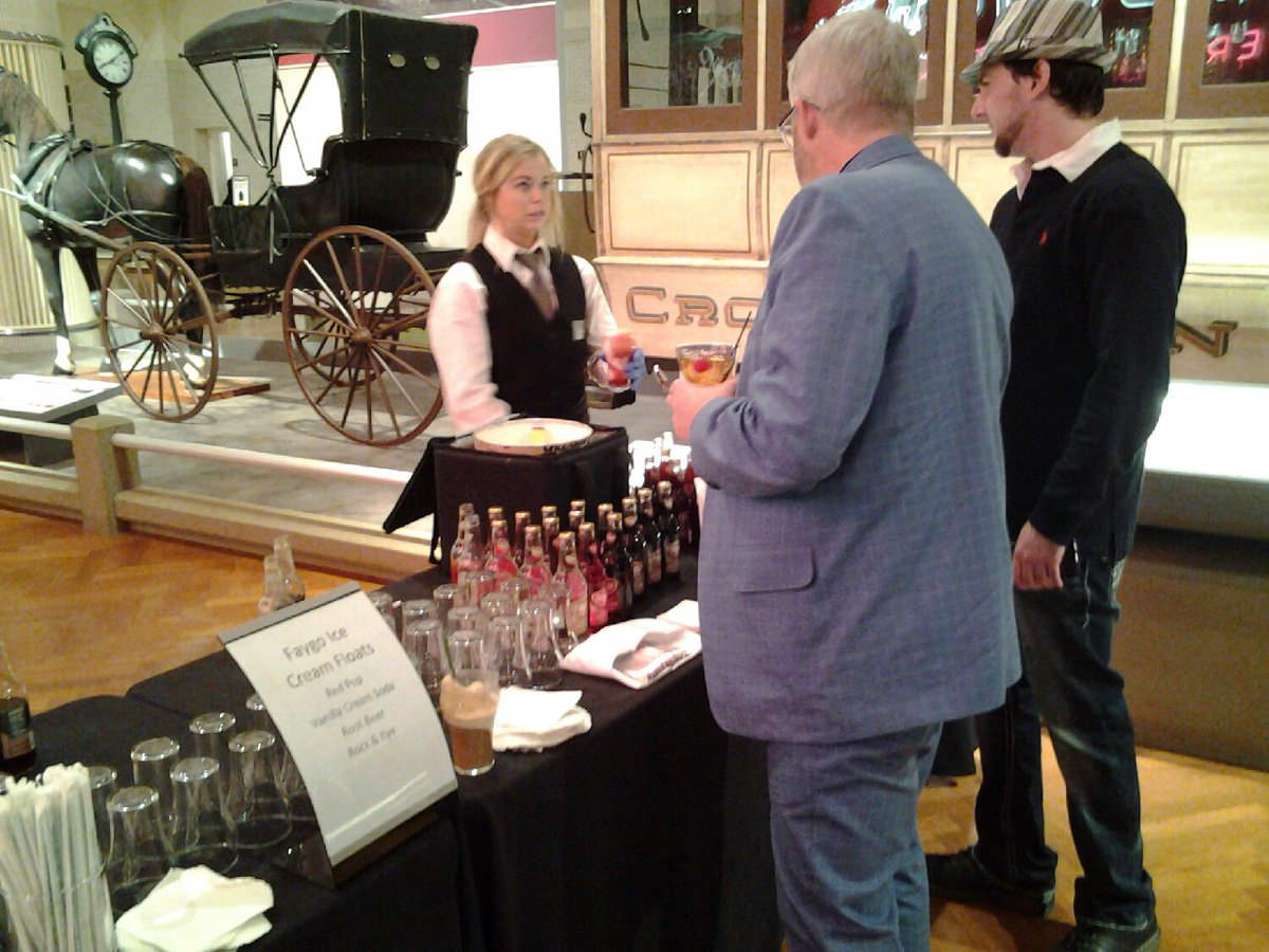 DbnAreaChamber's tweet photo. Mmmmm... @Faygo and @GuernseyDairy floats at Henry Ford Museum! #MACP2015 https://t.co/htkXbV0Mwo