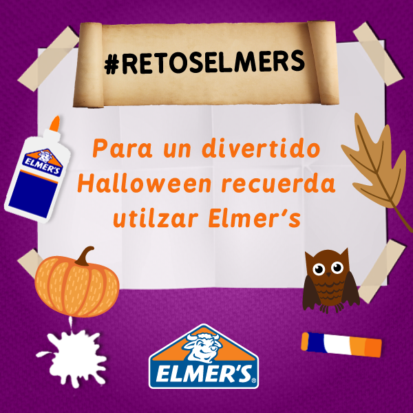 ElmersMexico's tweet photo. Para un divertido #Halloween recuerda utilizar Elmer's. ¡Buen trabajo equipo! #RetosElmers https://t.co/viVoK2lpgK