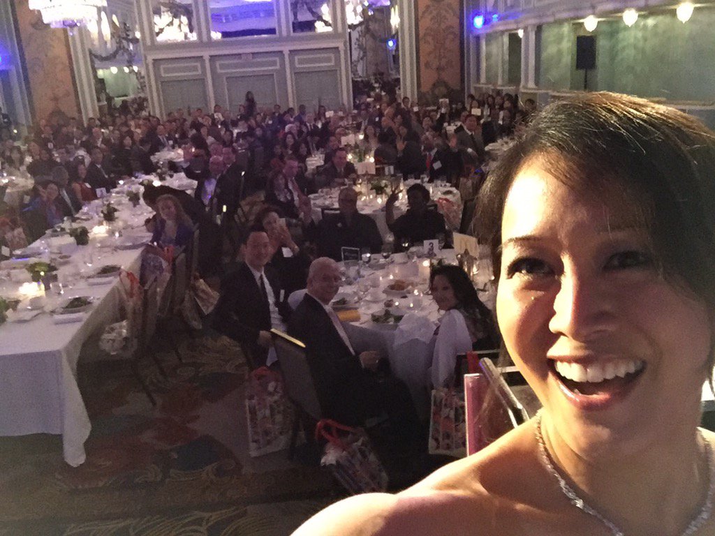verenamei's tweet image. Having a great night emceeing at the 2015 @APIASF Scholarship Benefit! Ballroom photobomb!  #NotTheSame #APIASF