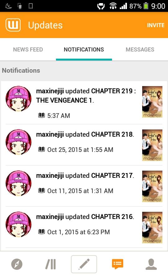 simplyzhin's tweet photo. OMGeee! @maxinejiji tnx! galing mo talaga! Can't move on sa update! Kaabang-abang!!
#theVENGEANCE1
#codeNameH.E.R. https://t.co/DVY7SCQfOH