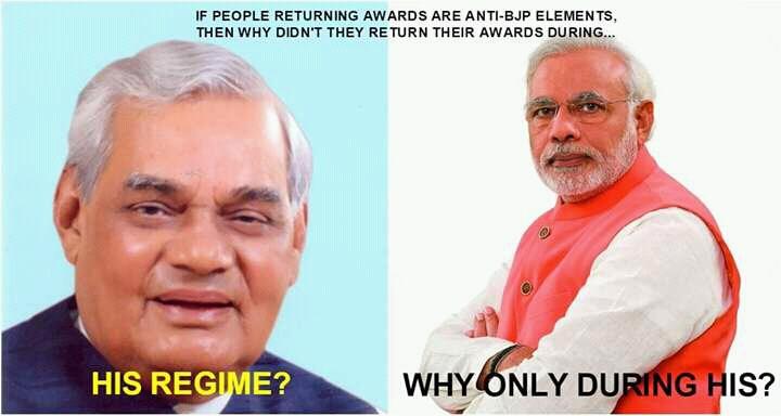 KommonIndianMan's tweet photo. #AwardWapsi #YoAwardeesSoFarzi #ModiPinkRevolution https://t.co/TYoEPcHLjp