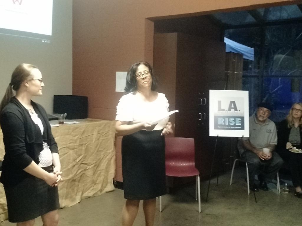 DWCweb's tweet photo. Thank you @REDFworks and @JanPerry for your support of #LARise and changing lives through jobs! https://t.co/JBXmegZEDG