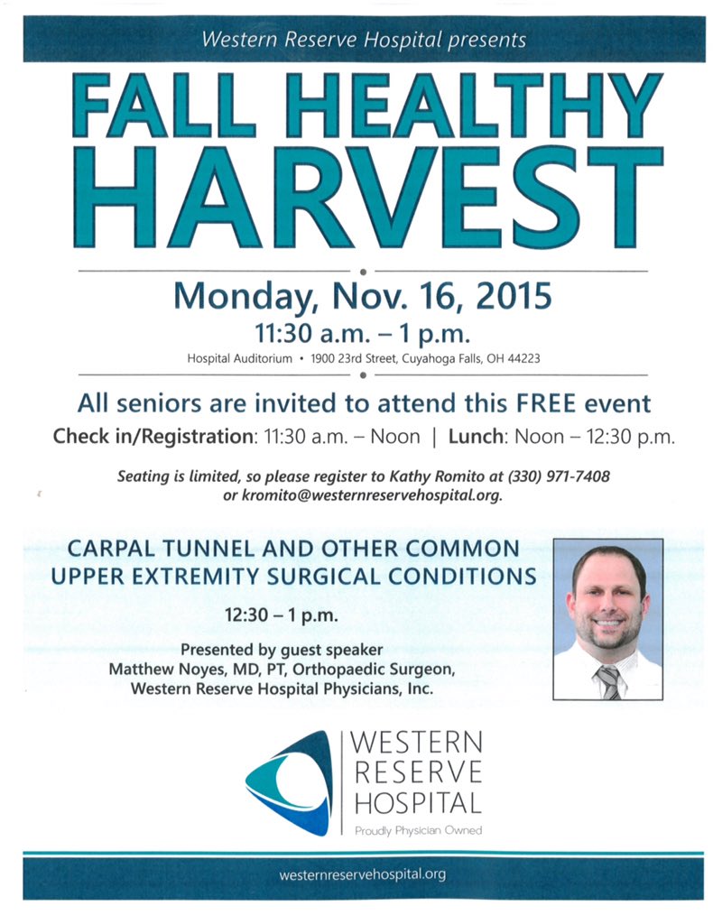 FirstLightAkron's tweet photo. Please share this event information.  Open to all seniors.  Lunch and healthy harvest items will be provided. https://t.co/aADyi024Ak