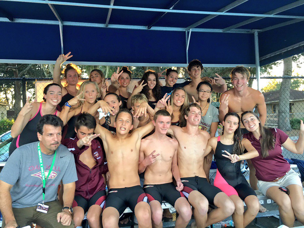 OakHallGirlsLax's tweet photo. Congrats to the Oak Hall Swim team for a great day at regionals!🏊🏼🍝 https://t.co/hVNrMTizYo