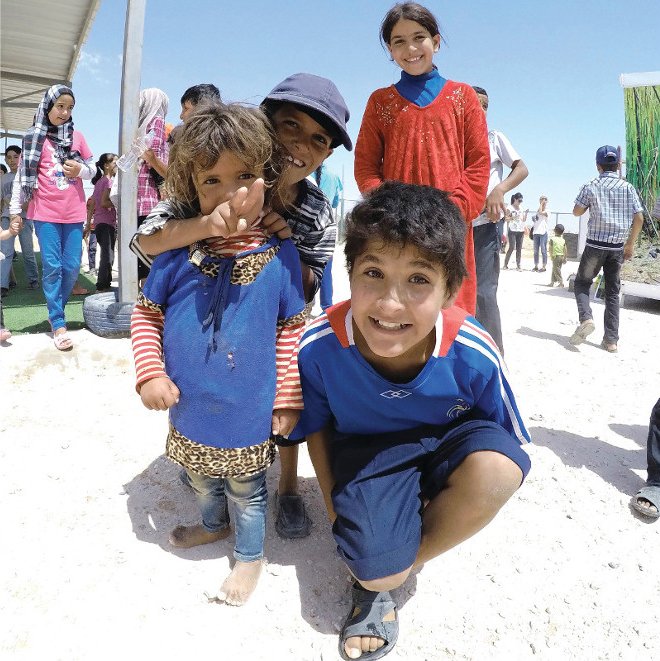 GlobalCitizenFo's tweet photo. The children of #Zaatari #refugee camp need your help! #AmalProject https://t.co/fALzTchlOH https://t.co/cHwhqKsqOF