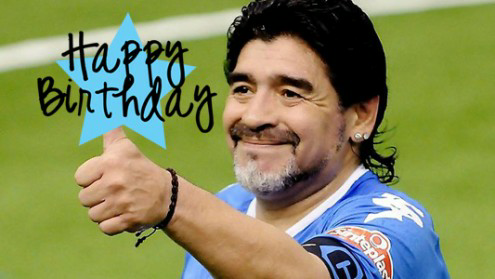 Happy Birthday Diego Armando Maradona  
