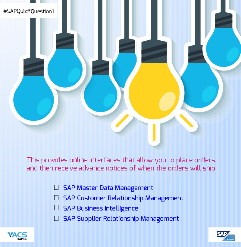 VACSTechnology's tweet image. Guess the #correct #answer. #SAPQuiz  #Quiz #SAP #Knowledge