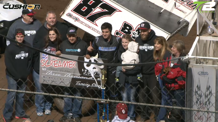 Congrats to @AaronReutzel on the Nite 1 win <a href="/I30_Speedway/">I30_Speedway</a> <a href="/ShortTrackNats/">ShortTrackNationals</a>. Coming from 13th to 1st! Thx for watching