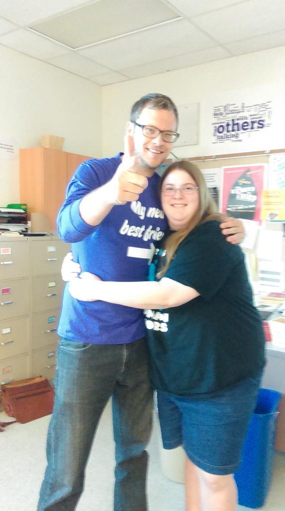 alderahs's tweet photo. Hugging Krambaby for my new best friend. @Kramzone 
#startswithus #startswithaffton https://t.co/DDbvrXCyPA