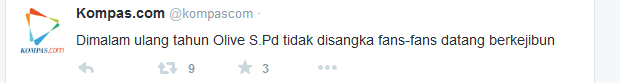 siolive_4's tweet photo. ka Olive S.Pd @siolive_ #siolive_..mantabbbbb buanget nih brita https://t.co/6OBt7dya3z