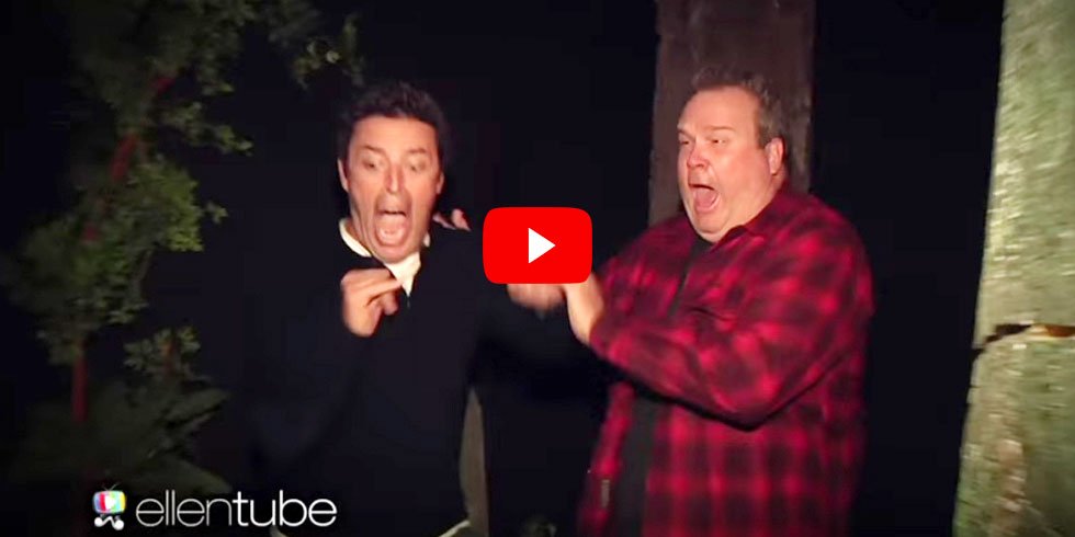 ELLEmagazine's tweet photo. Ellen Forced Eric Stonestreet to Tour a Haunted House and His Reactions Were Hilarious https://t.co/1h2wiLV1S5 https://t.co/J1uwvKte5n