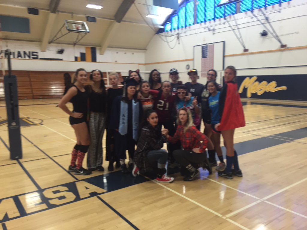 Olympians Halloween practice!