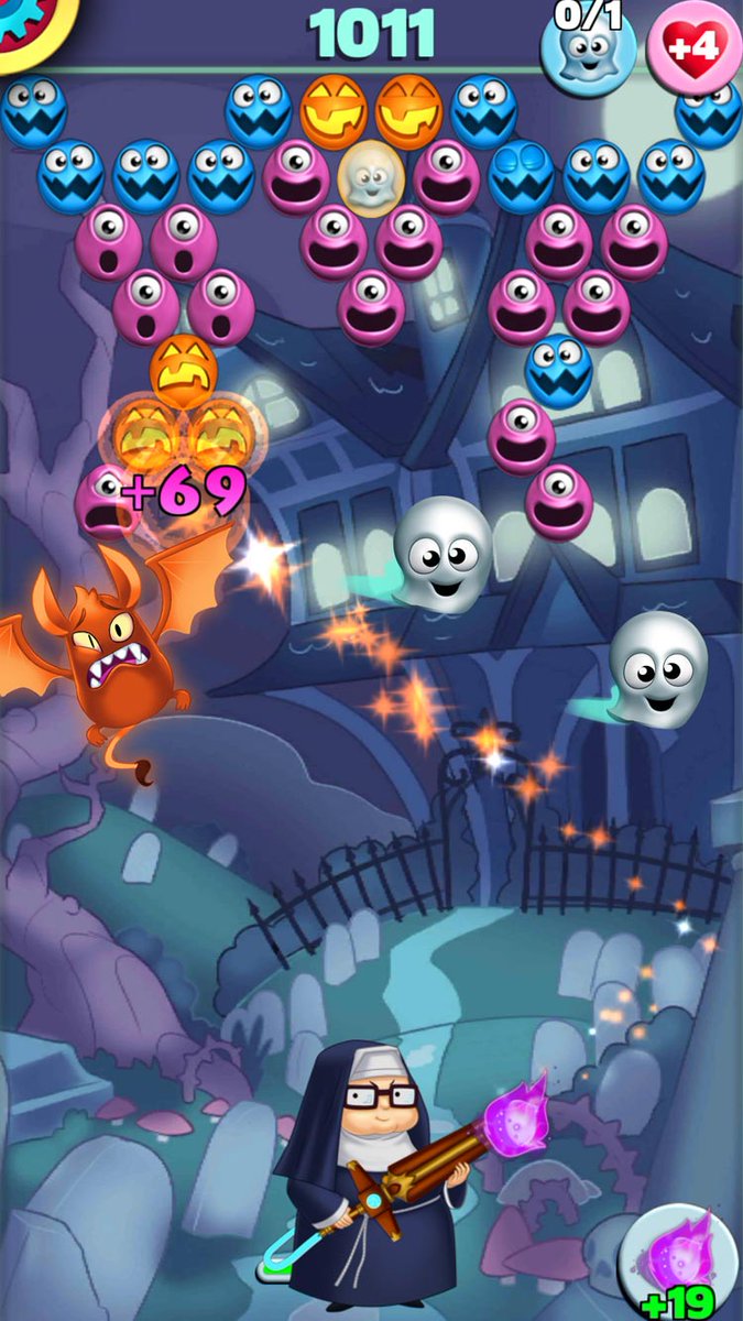 BGIStudio's tweet photo. Play GHOST POP free on @GooglePlay! A Spooktacular #Halloween #BubbleShooter #MobileGame https://t.co/vqWsi0XLD8 https://t.co/ffPNurkHRm