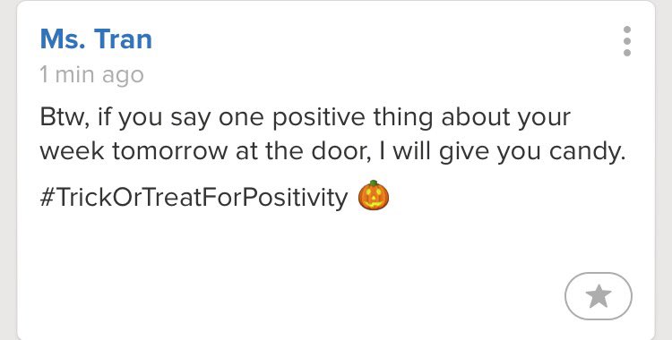 MrsStultzPHS's tweet photo. None of that "My life sucks..." or "I don't know." Let's count our blessings! #SeeTheGood #MoraleBuilding ๐๐๐๐๐ https://t.co/WPC5rVrz8c