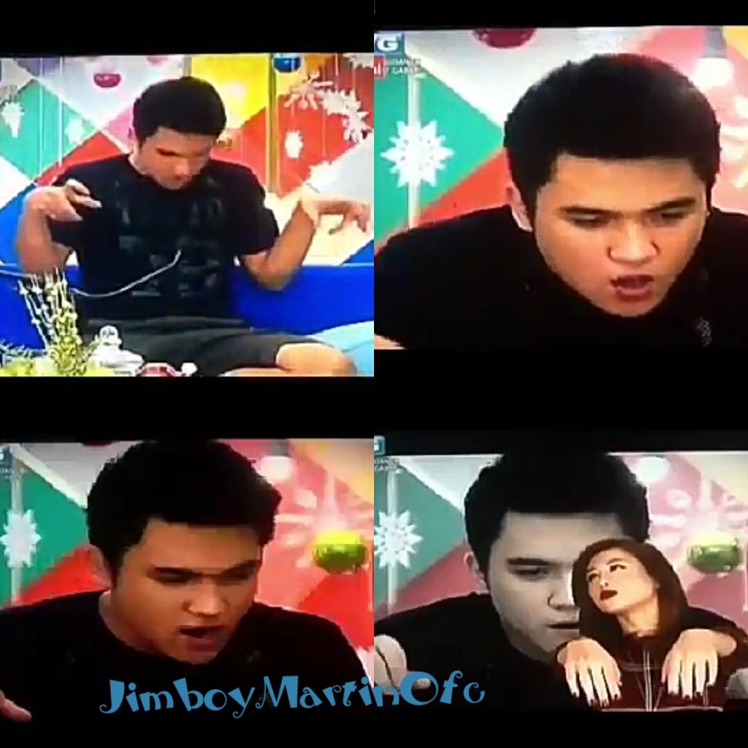 JimboyMartinOFC's tweet photo. if someone's do that kind of gesture to him, matatakot tlga sya. haha 😂 "Eh di wow" horror version🙈 #PBBTakeOne 👻 https://t.co/FCC8UnrRz8