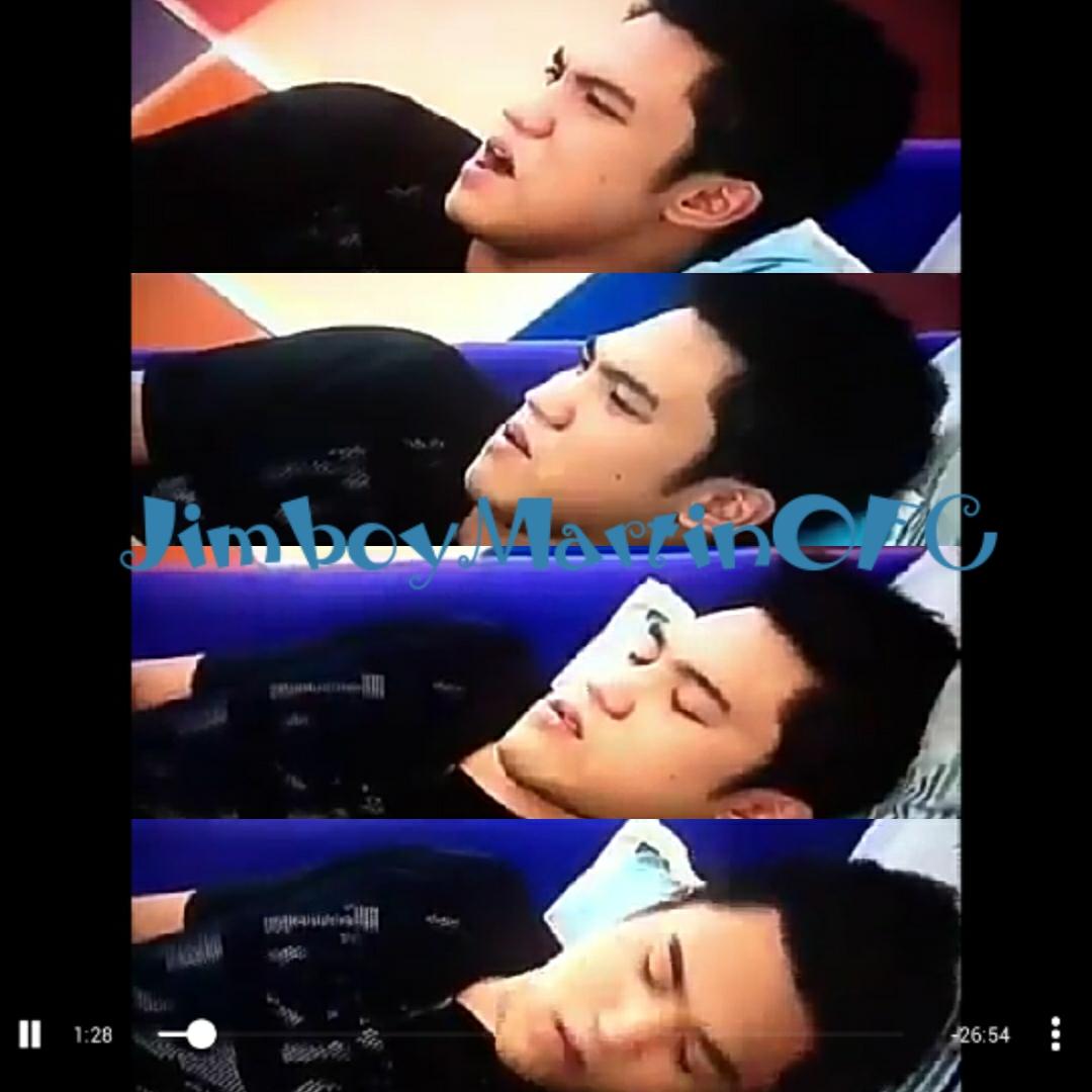 JimboyMartinOFC's tweet photo. No, its not a dying version of Eh di wow ni Jimboy, its Drama po. drama. Lol 😂 #PBBTakeOne @PBBabscbn https://t.co/e2Sf1P9EgQ