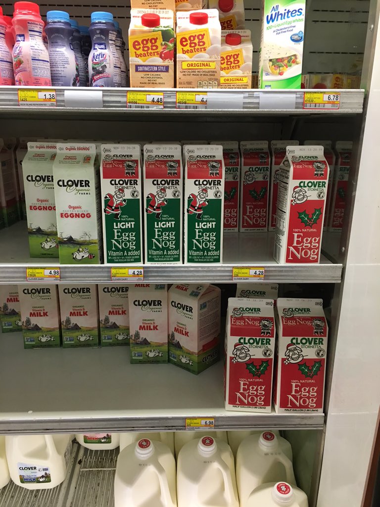 gaberoonius's tweet photo. My body isn't ready #eggnog #Christmas #ItsnotThanksgivingyet #ItsNotEvenNovember https://t.co/cyd0EVGc0i