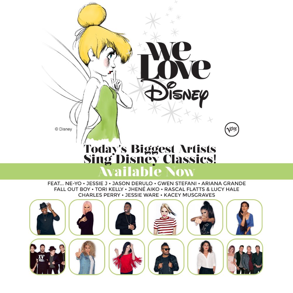 WeLoveDisney's tweet photo. 'We Love Disney' is HERE! Download the album now!! https://t.co/Z3KZ4dkOC1 #WeLoveDisneyMusic #Disney https://t.co/UeFu825TYA