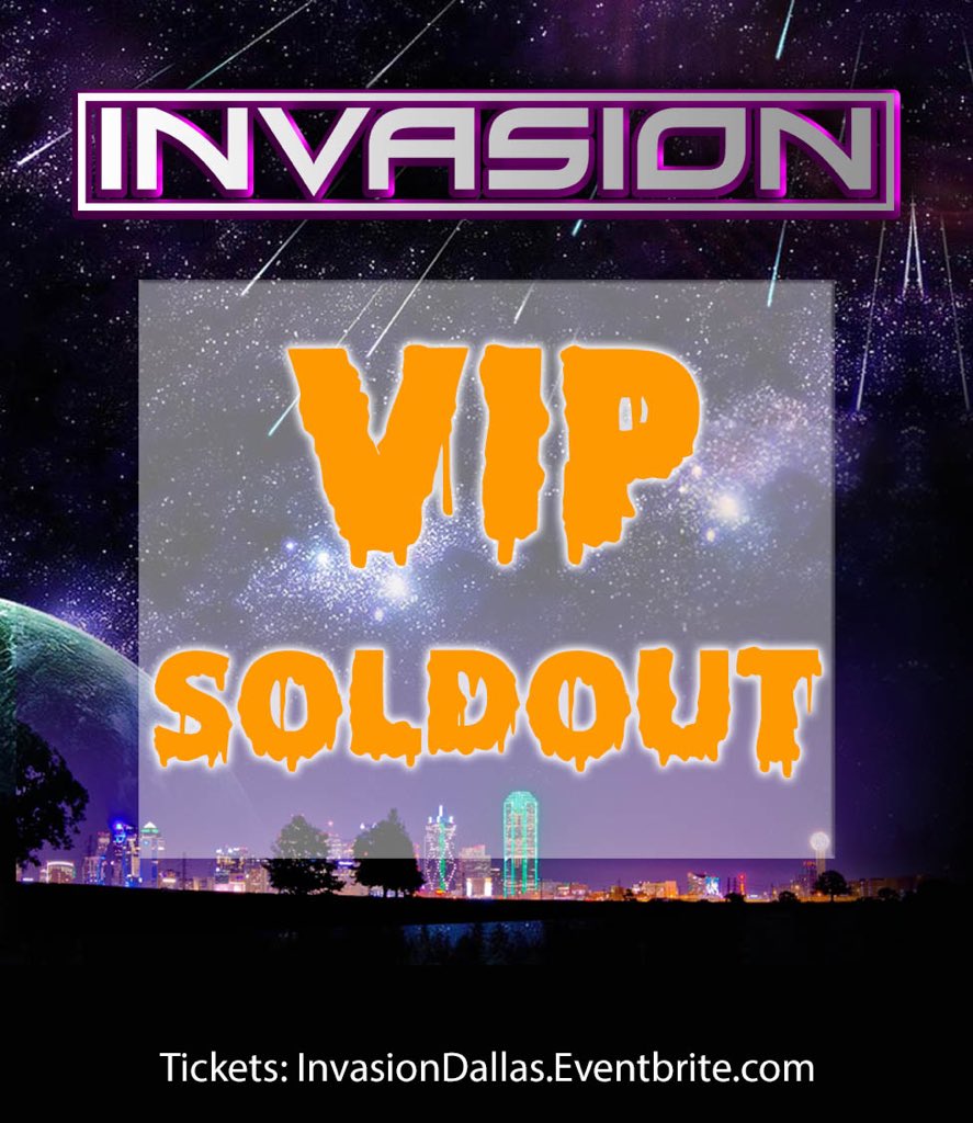 We are 2 days away &amp; we are officially sold out of VIP tickets!