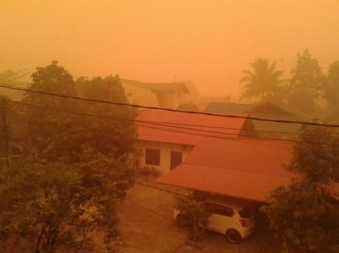 Metro_TV's tweet photo. Hujan Tiga Jam, Kabut Asap di Palangkaraya Menipis https://t.co/9YdKaLGDF8 https://t.co/4ZMSZdKtP9