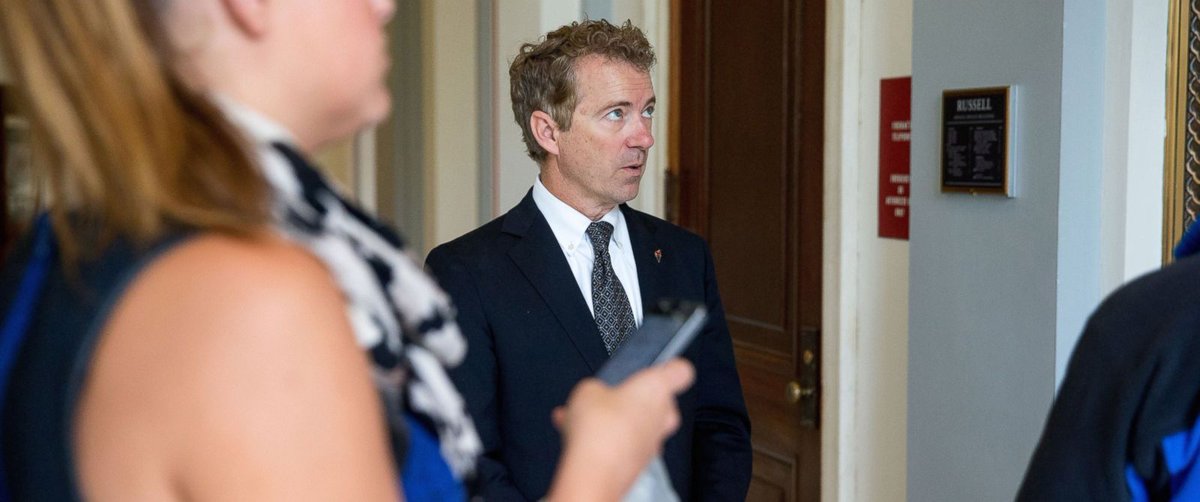 ABC's tweet photo. Rand Paul's so-called 'filibuster' against the budget deal lasted less than 20 minutes: https://t.co/HB0a4uH8Gq https://t.co/HJLa0wlSxA