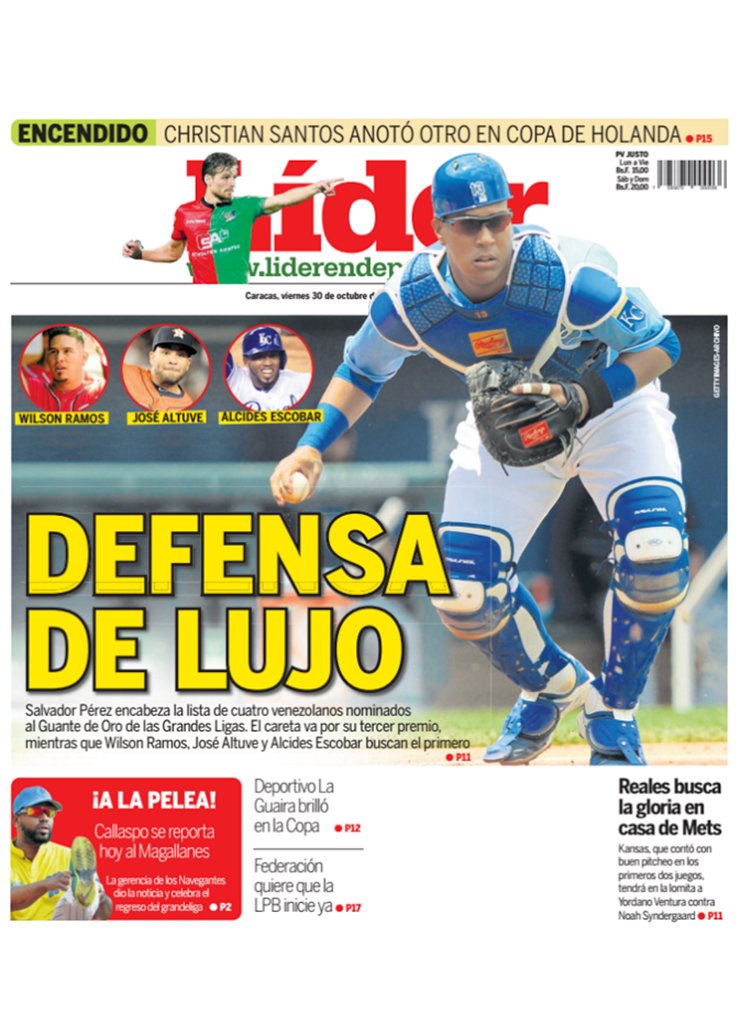 globovision's tweet photo. #Titulares Líder: Defensa de lujo https://t.co/DErxSgqqrz https://t.co/YWPNLe2nrD