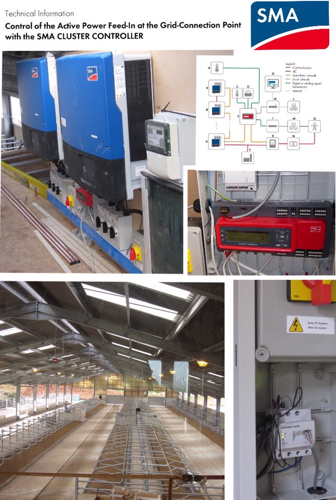 garralaga's tweet photo. @SMAsolar Yesterday #SMA_UK supported on a SUCCESFUL witness test from #WPD for a #PVexportLimitation system! https://t.co/RqFWkUrzea