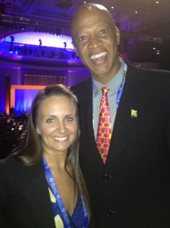 nikkibenn's tweet photo. Enjoyed the #ANOCAwards2015 tonight alongside triple jump icon @williebanks! #ATRDC https://t.co/DDGbOmjPRh