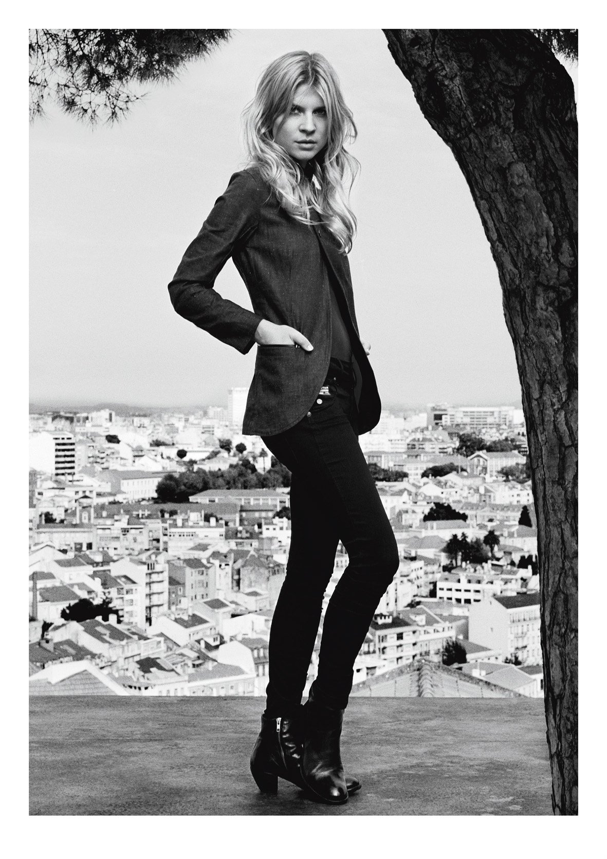 Clémence Poésy photographed by Anton Corbijn for G-Star   2012.  Happy birthday Miss Poésy. 