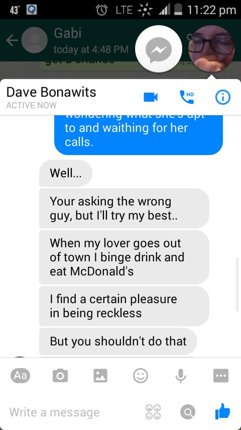 friendsofgb's tweet image. Helpful relationship advice from @davebonawits. This is one of the many reasons we like Dave more than Max.