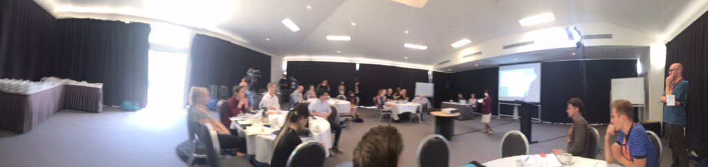 Juxi's tweet photo. Pitching going on at the @IFE_QUT #UbercampQUT  amazing #uberpreneurs in the making!! https://t.co/3lNZGRCCM4