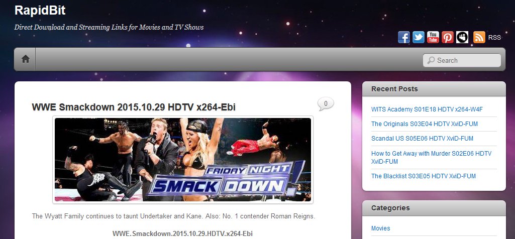 RapidBit_net's tweet photo. Don`t miss the latest #WWESmackdown event available for #downloadandstream for free via @RapidBit_net ! #WWE https://t.co/njmbIEYGmj