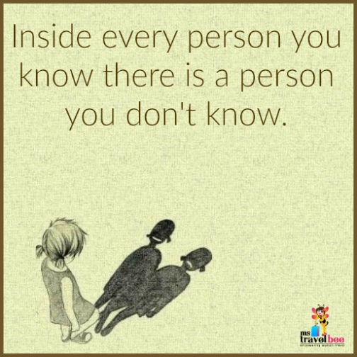 Ms Travel Bee No Matter How Well You Think You Know Someone There Are Some Parts Of Them You Likely Don T Withmsbee T Co Wt6rz5pqiy