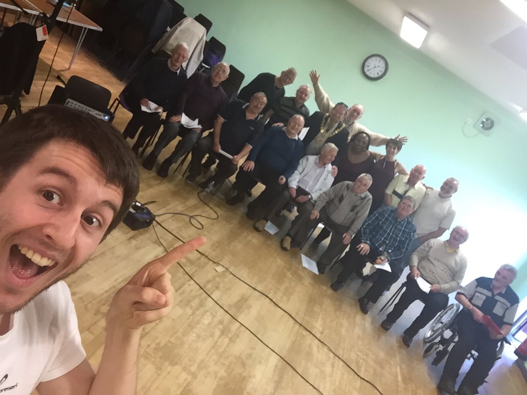 fionacs's tweet image. The Unlikely Lads @CentrestageMT welcomed Provost Todd and Lea Gilmore to Onthank#raiseyourvoice @sjswanny #csselfie