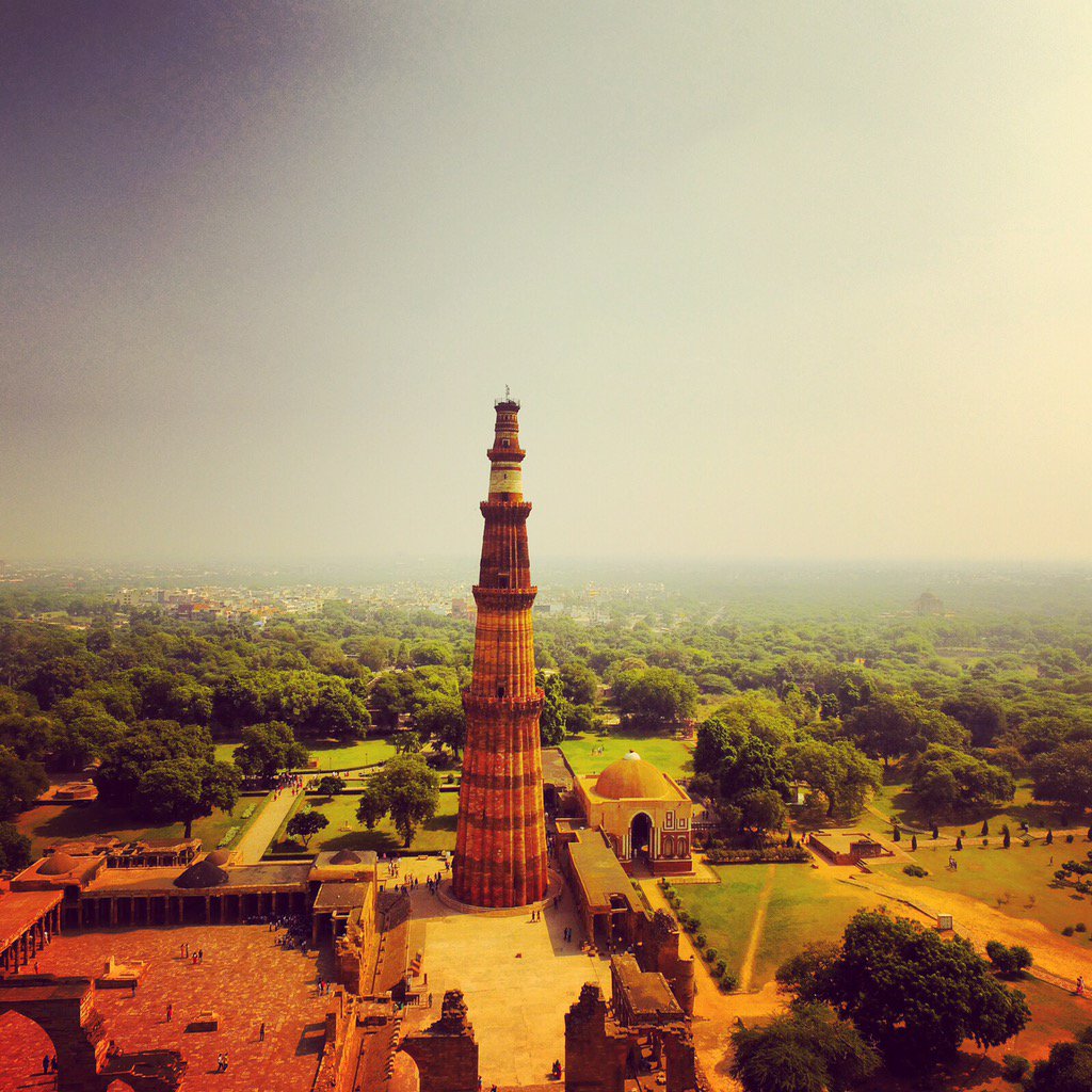 IlnbProductions's tweet photo. A great shot of the Qutub Minar in New Delhi. #qutubMinar #newdelhi #photography #aerialphotography #aerialindia https://t.co/YsSIYiUUJ4
