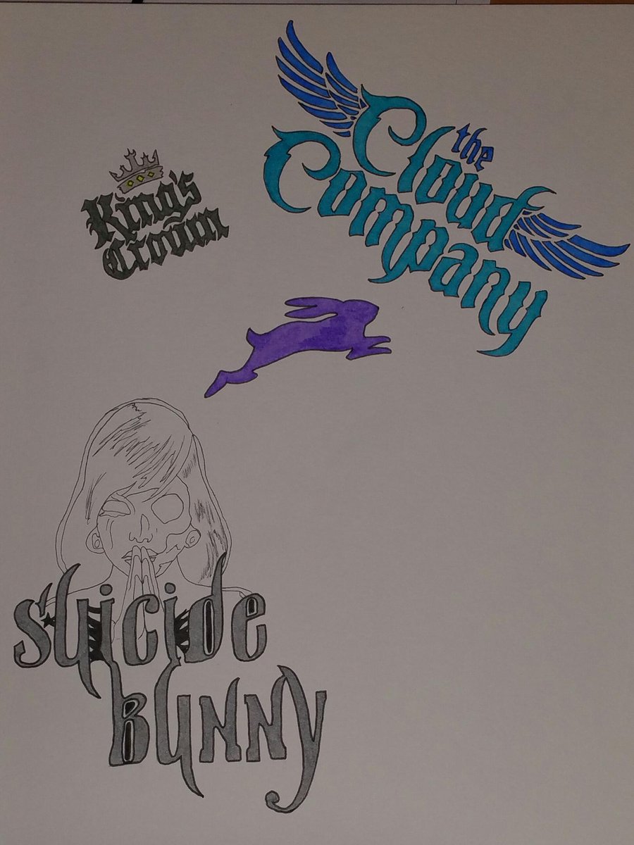 MaskeyVictor's tweet photo. Working on it. Very slow but coming out nice #suicidebunny #kingscrown #cloudcompany https://t.co/rmLhiWINxj