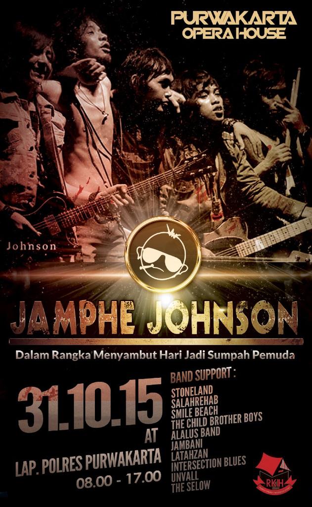 Ramaikan kawan, besok ada Jamphe Johnson dari jam 08.00 - 17.00 di lap. Polres Purwakarta. Hanya di <a href="/PwkOperaHouse/">Pwk Opera House</a>