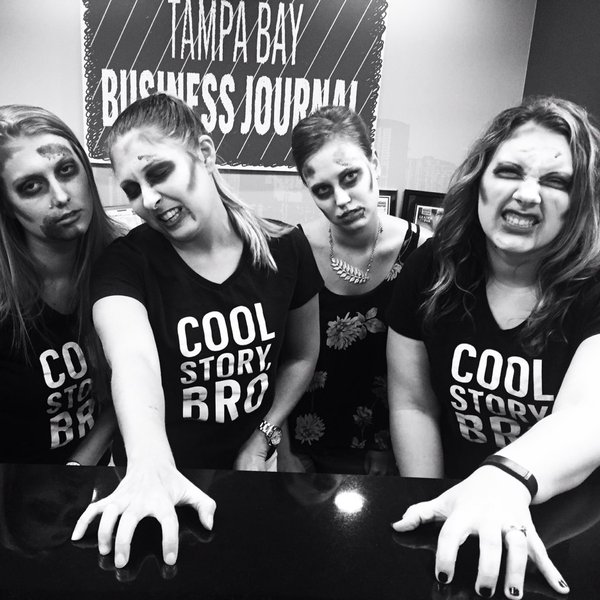 TBBJnewsroom's tweet photo. #Halloween + @WalkingDead_AMC fans in the office led to hijnks this week. Share your pics today! #TBBJBoo #TWD https://t.co/rpmvAt7l5B