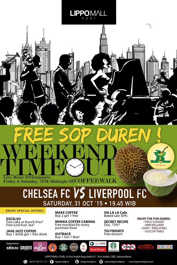 KedaiSopDuren's tweet image. KSD @ Lippo Mall Puri. 30-31 Oktober &apos;15. Pkl 15-24.00. Merapat yuk yg diJakarta Barat &amp;amp; sekitarnya!
#WeekendTimeout