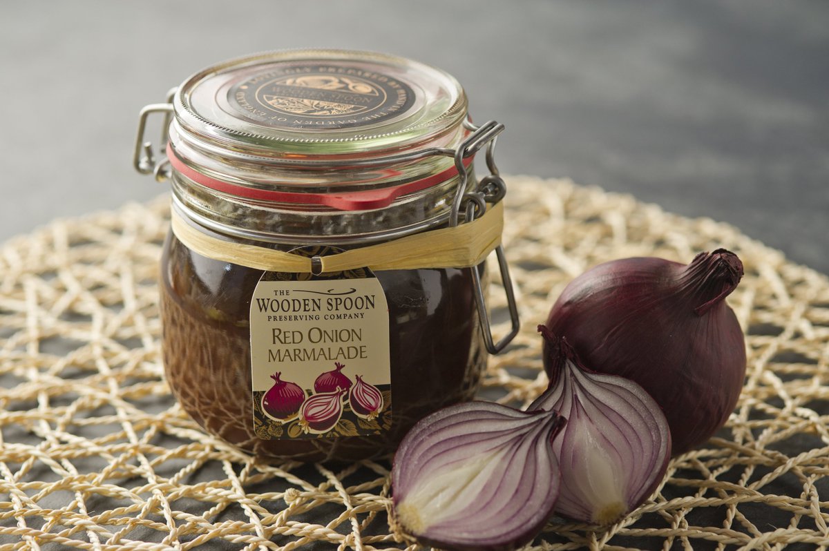 Our Red Onion Marmalade is perfect for any cheeseboard and comes in a variety of sizes! #thewoodenspoon