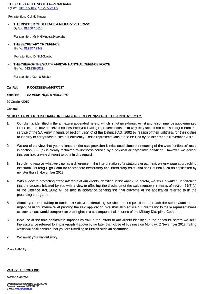 SANDU_LIVE's tweet photo. #Breaking Repatriated SANDF members challenge unlawful dismissal attempt thanks to SANDU legal team. https://t.co/KieRFN4U8l