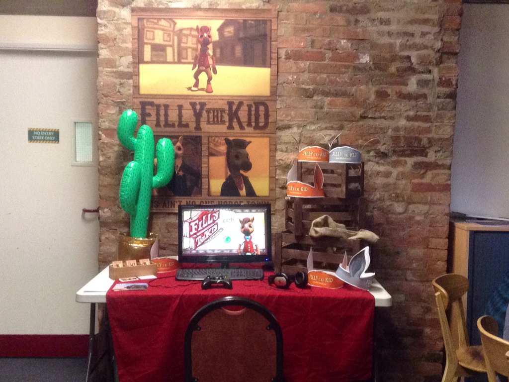 fillythekidgame's tweet photo. Day 5 at @gamecity - ready to round up some bad guys! Yeehaw! https://t.co/ZyCaACug0f