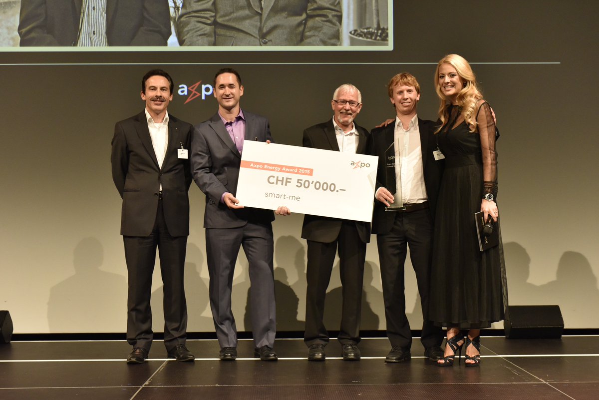 axpo's tweet photo. „Der Award bringt uns einen sehr grossen Schritt nach vorne“, smart-me Axpo #EnergyAward https://t.co/ZWu9RgtWzx https://t.co/CaLuLWc8bs