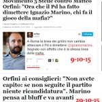 RT @FMCastaldo: #Orfini, ma come ti permetti? Chiedere le dimissioni di #Marino non era fare il gioco della mafia?  #VotiamoliVia 