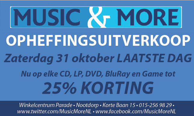 MusicMoreNL's tweet photo. Nog 2 dagen https://t.co/q7VoW5ZS7g