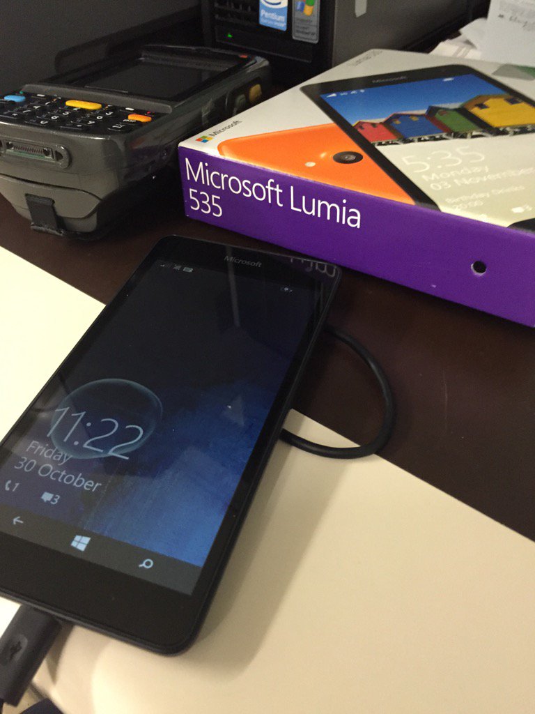 jamesbatchelor's tweet image. Nokia Lumia 535, worst phone I have EVER had the misfortune to use.
