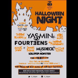 Lollymons's tweet photo. With Special Perfomance :
DJ Yasmin
Musik Kecil
Lollypop Monster
FourTeens
- Fire Dance
- Magic Show
And many more https://t.co/FfYsVHd6JK