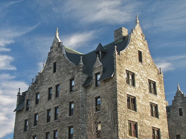 DavidRosowsky's tweet photo. Happy Halloween Catamounts! Our historic campus does the spooky thing well, don't you think? #BooVM #SpookyUV https://t.co/gms60nKcig